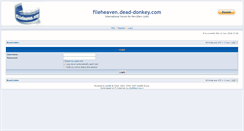 Desktop Screenshot of fileheaven.dead-donkey.com