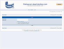 Tablet Screenshot of fileheaven.dead-donkey.com